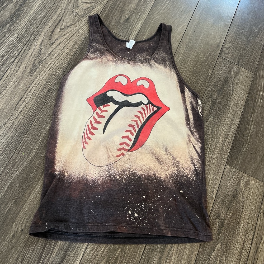 Kids Graphic Tank Top - Brown and Red